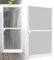 YRHome Mosquitera para puerta de hasta máx. 120 x 240 cm con marco de aluminio, kit de montaje con tejido de fibra de vidrio
