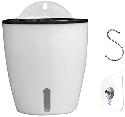 Gusengo Maceta Montada en la Pared, Maceta Autorriego para Plantas Interior, Exterior, Flores, Hierbas, Suculentas, Cactus