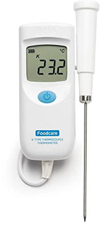 Erre4M Termometro Digitale con sonda ultrarapida con termocoppia Tipo T