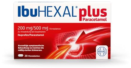 IbuHEXAL plus Paracetamol 20 Stk – die Schmerztablette mit 4-fach Effekt