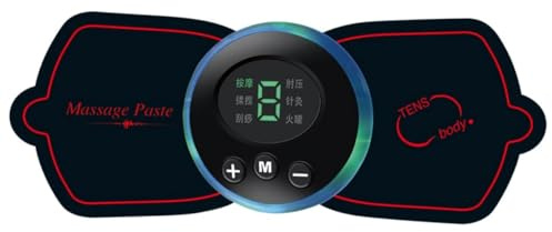 Healvian Intelligentes Nackenmassagegerät Leichtes Abs Material 6 Modi und 9 Stufen mit Lcd Anzeige zur Verbesserung der Durchblutung für Gesundheit und Entspannung