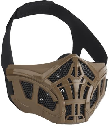 Tactical Protection Scorpion Half Face Mask ， Airsoft Mask OutdoorTactical Gear For Cs Game Cosplay Hunting Halloween