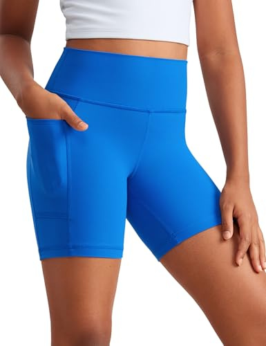 CRZ YOGA Filles Butterluxe Cyclisme Leggings Poches | Extrêmement Doux, Compression Douce, Danse, Athlétique, Taille Haute, pour Adolescents