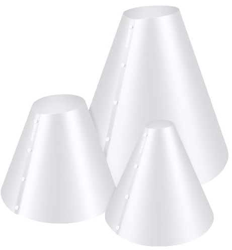 NEEWER 3 Pack Light Cone Photography Lighting Diffusers (14/15/20), PC Cone 360° Light Diffusion for Reflective Objects Photoshoot, Alternative for Jewelry Product Photography Photo Box, NK001