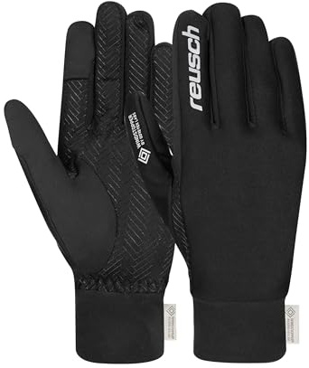 Reusch Winterhandschuhe Kinder | wasserabweisend, Winddicht & atmungsaktiv | Touchscreen-Funktion und Silikon-Grip für Sport, Schulweg & Alltag Karayel Windstopper Touch-TEC Junior