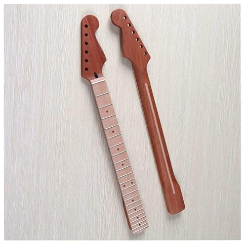 DIY gitarrenhals E-Gitarrenhals 6-saitig 22 Bünde Hals ST Mahagoni Ahorn Griffbrett 22 Bünde Matt