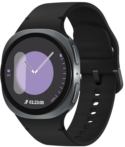 Silikonarmband kompatibelt med Galaxy Watch 8 40 mm/44 mm/8 Classic 46 mm armband för kvinnor och män, ventilerande sportband för Galaxy Watch 8-serien