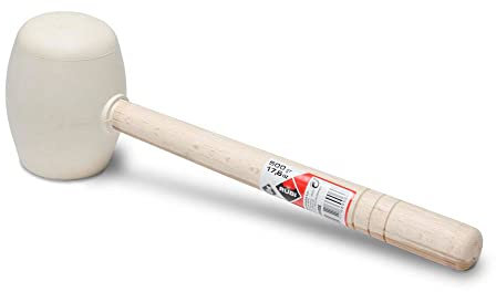 Maillet caoutchouc blanc pointe ronde 500 gr. RUBI - 66906