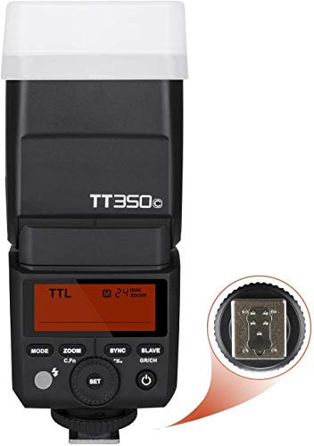 Godox TT350C TTL Flash Speedlite per Canon - 2.4G HSS 1/8000s GN36 Elettronico per Fotocamere Mirrorless Digitali