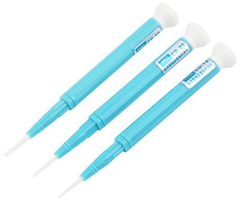 Lot de 3 tournevis en céramique à fréquence réglable, antistatique, non conducteur, non magnétique, tournevis à fente