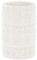 Spirella Gobelet Porcelaine Relief Blanc