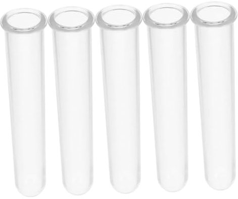 HOLIDYOYO 5pcs Acrylic Test Tube Bartender Cocktail Tool Creative Test Tube Wine Glass for Nightclub