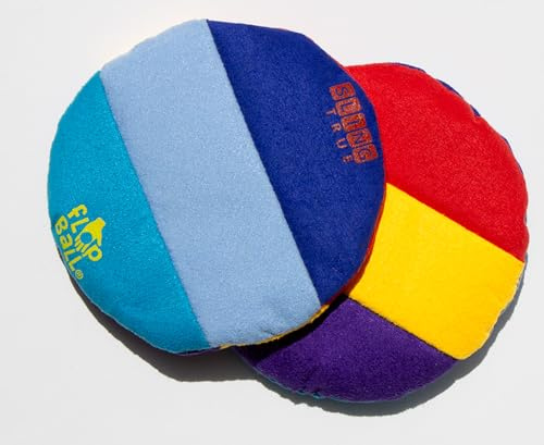 Sling True Flop Ball - Giocattolo per abilità manuali e palla da lancio per concentrazione, flusso e divertimento, alternativa alla borsa ispirata al footbag, morbida pelle scamosciata, design