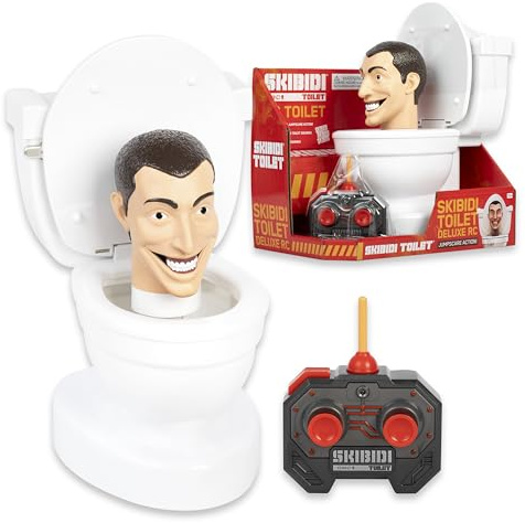 Skibidi Toilet Deluxe Toilet RC, YouTube Animation Sensation, Remote Control, Action Figure, Officially Licensed Skibidi Toilet Merch