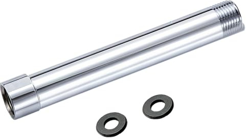 OIXEYA Extensión de cabezal de ducha G1/2'', tubo de extensión de cabezal de ducha de acero inoxidable de 15 cm, brazo de extensión, extensión de ducha, accesorios de baño