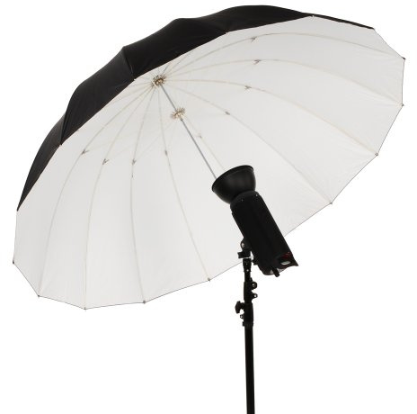 Helios Maxi Studioschirm 185 cm schwarz/weiß