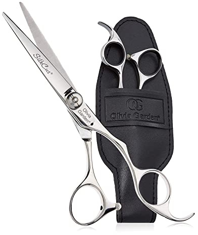 Olivia Garden Silkcut 5.5 - Högerhand Saxar - Precisionsklippning, Ergonomiskt Handtag, För Professionella Frisörer