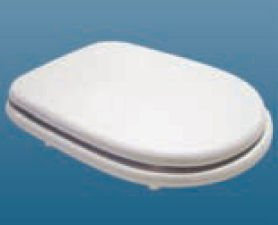 Sedile Non Originale in Legno Rivestito Ideal Standard Fiorile Colore Bianco Ideal Standard