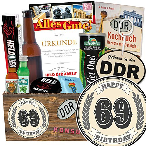 Geschenk zum 69. / Ostbox Männer/Geschenke zum 69 Geburtstag