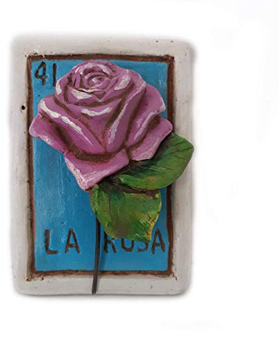 cadre vintage LA ROSE d'inspiration mexicaine