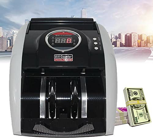 Geldzähler Geldzählmaschine Münzzähler Münzzählmaschine 0-999 Zählbereich LED-Anzeige Geldscheinprüfer