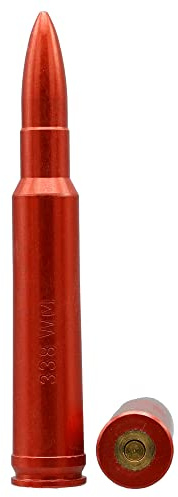 WPW Pufferpatronen Kaliber .338 Winchester Magnum Aluminium eloxiert mit Messingschlagfläche - 2 Stück