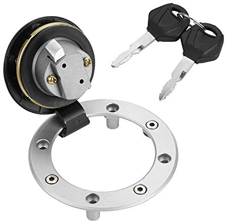 Tankdeckel Abschließbar, Motorrad-Tankdeckel Kraftstofftankdeckel Tankdeckelabdeckung mit 2 Schlüsseln für GSXR 600 750 1000 K1 2000-2003