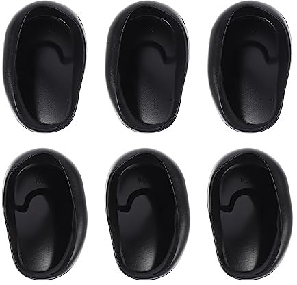 SHERCHPRY 6pcs Hair Dyeing Ear Covers Salon Ear Protectors for Hair Coloring Dyeing Caps Guard for Keratin Treatment