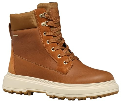 Geox D Lamidie + Grip ABX, Bota de Tobillo Mujer, coñac, 39 EU