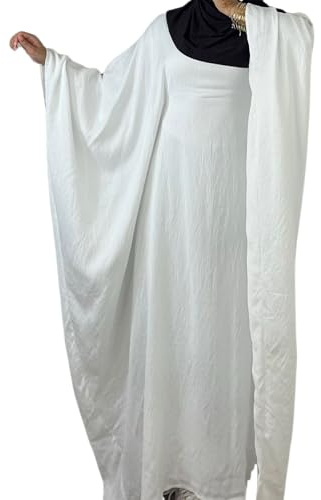 RUIG Frauen Muslim Robe Weiche Krepp Schmetterling Batwing Abaya Dubai Luxus Islam Muslim Kaftan Bescheidenes Kleid