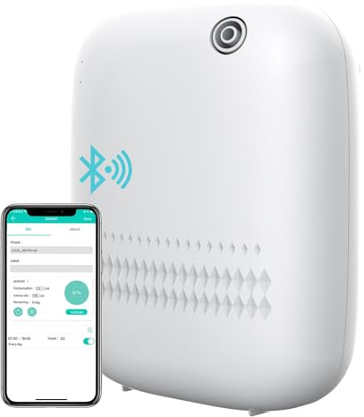 BAIESHIJI Improved Waterless Essential Oil Diffuser, Fragrance Air Machine for Home Coverage up to 2000 m2, Aroma Diffuser 400ml, Hotel and Commercial Use, Cold Air Technology for Spa, Office