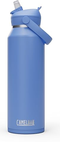 CamelBak Thrive Flip Straw Insulated Stainless Steel Water Bottle Sky Blue, 40oz