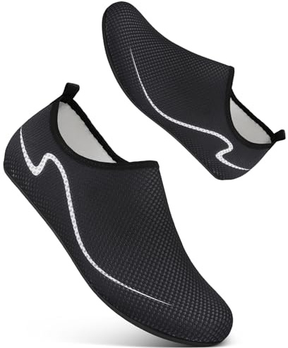 Water Shoes Beach Shoes Swim Swimming Aqua Socks Barefoot for Sea Pool Quick Dry Lightweight Breathable Adjustble Surf Dive Women Men