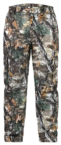 Avizon Men's Hunting Pant Orange/Green Camouflage Windproof Warm Fleece Lined Trouser