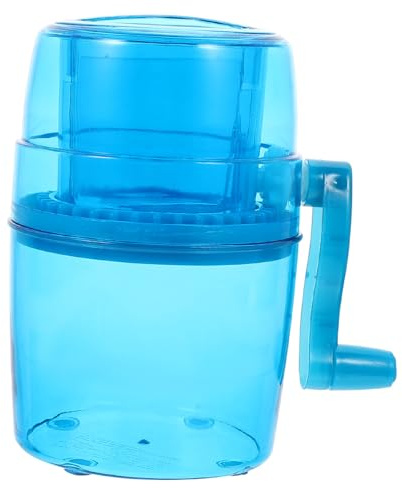 Hohopeti Portable Hand Crank Ice Crusher Manual Ice for Home Kitchen Bars Cafes and Easy to Clean Tool for Cones Smoothies