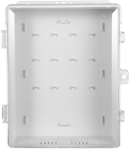 ROMISBABA Caja Eléctrica Estanca para Exterior con Cubierta Transparente Resistente al Agua para Protección de Conexiones Eléctricas para Proyectos al Aire y Dispositivos de Baja Tensión