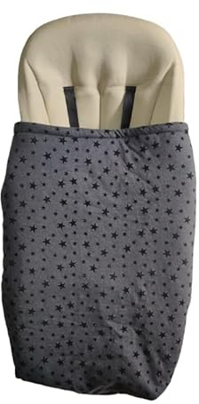 moon-bebe Manta Saco cubre pies Universal para Silla de Paseo y Cochecito y porta bebe (NEGRO)