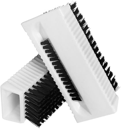 Veemoon Spazzola per Unghie e Pulizia Mani in Plastica Resistente alle Alte Temperature, Set 2 Pezzi Compatto Setole Morbide per Uso Domestico e Rimozione Sporco Sotto Unghie