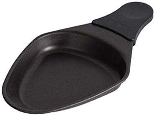 Tefal XA4001 XA400102 Raclette-Zubehör, 2 ovale Schälchen mit Antihaftbeschichtung, Edelstahl, Schwarz