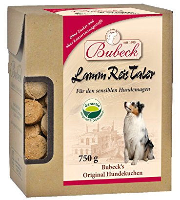Hundeleckerli | mit Lamm & Reis 750g | Hundekekse frisch gebacken Bubeck
