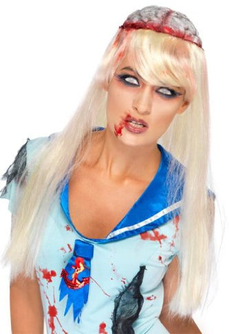 Smiffy's Lobotomy Wig Blonde Straight