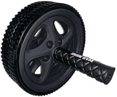 IRON GYM Dual Ab Wheel Rücken-Arm-Bau-Rumpf sowie Rückenmuskulatur Trainer