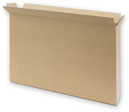 10x Faltkarton Karton Fefco0203 flache Verpackung 505x50x355 mm einwellige Kartons Kalenderverpackung Alternative zu Kartonumschlag