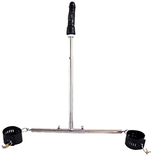 ROLOL Spreizstange Mit Fußfesseln, Restraint Set System Mit Dildo, für Paare Verstellbar -Handschellen