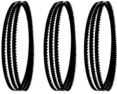 DSAINT 1490mm / (6mm,10mm,12mm) / 0.36mm / (4 Z, 6 Z, 14 Z) Bandsägeblatt for Bandsäge BASA 1 Scheppach 3St (Color : 1490x10x0.36mm 14T)