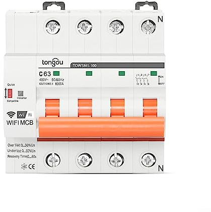 SPORTARC 63A für Tuya DIN-Schiene für Tuya WiFi Leistungsschalter Timer Fernbedienung APP Smart WiFi SwitchMCB