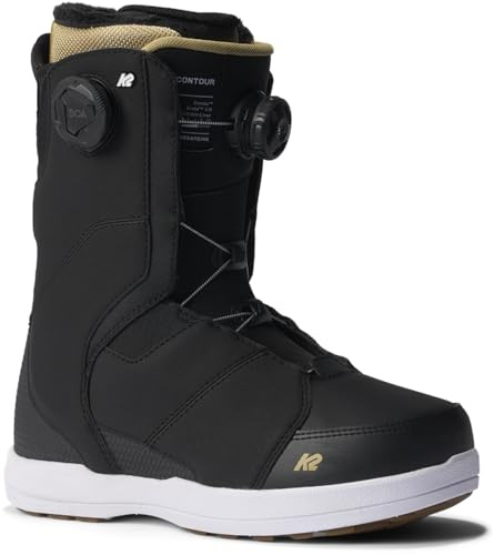 K2 Contour Womens Snowboard Boots, Black, 9