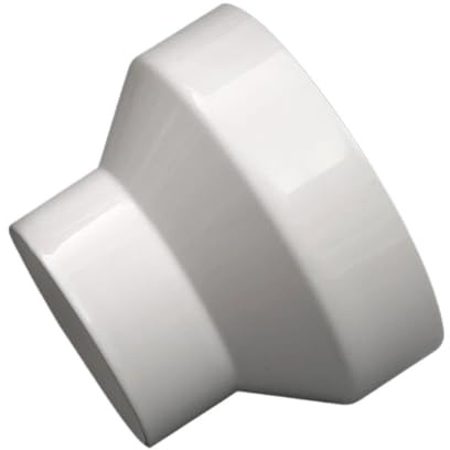 Connecteur droit réducteur en PVC blanc, diamètre 75 100 110 125 150 160 180 200mm, adaptateur de tuyau de vidange, raccords de Drainage, 1 pièces (Color : 180x75mm)