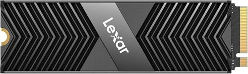 Lexar SSD NM800 Pro 8 to Professionnel PCIe Gen4 NVMe M.2 2280 avec dissipateur Thermique, jusqu'à 7 000 Mo/s en Lecture et 6 600 Mo/s en écriture, Disque SSD Interne pour PS5, Jeux et création, Noir