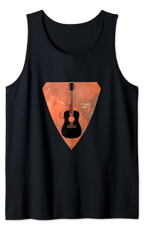 Vintage Gitarren-Auswahl-Gitarrist Musik Liebe Geschenk Tank Top